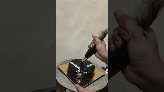 Easy Cake Decoration cake easycakedecoration trending shorts yt truffle kikiskkitchen [upl. by Eiramlirpa]