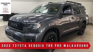 2022 Toyota Sequoia TRD Pro Review [upl. by Naeloj]