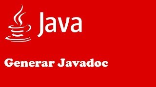 COMO GENERAR JAVADOCDOCUMENTACIÓN DE PROYECTO EN ECLIPSE JAVA [upl. by Iaras146]