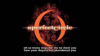 A Perfect Circle  Judith lyrics [upl. by Cutlor]