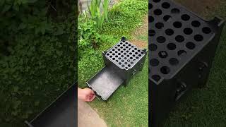 grilling Outdoor portable barbecue grill Easy to disassemble the grill [upl. by Yonah]