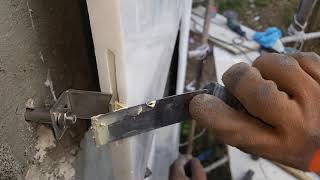 How to stone clips installation and cladding  Saudi Marble lagany ka tariqa  net screw gamta 2023 [upl. by Ellmyer]