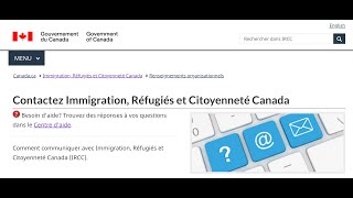 Comment contacter Immigration Canada [upl. by Yalonda]