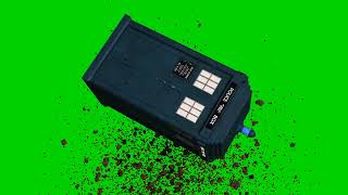 TARDIS Crash Landing Greenscreen [upl. by Hammer237]