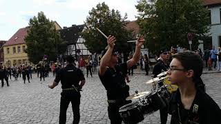 Burgfest Tangermünde 2018 Milkauer Schalmeienkapelle [upl. by Arral]