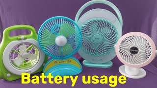 4 fans use rechargeable batteries videofan minifan travelfan [upl. by Hegarty]