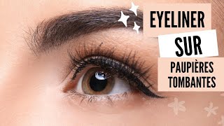 🤩 Eyeliner pour paupières tombantes 🤩 [upl. by Richmal]