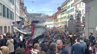 Fläckegosler Roteborg  Fasnacht Luzern 2023  Ausmarsch [upl. by Erinn524]