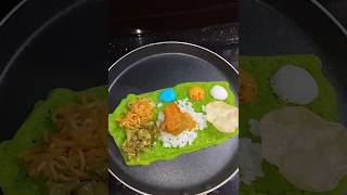 Onam special Sadhya Dosa🍚🍚trending trendingshort [upl. by Yardna]