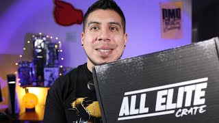 All Elite Crate April 2024  AEW Double or Nothing Mystery Box Unboxing [upl. by Ardnosak]