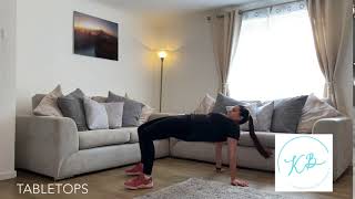 Tabletops  Home workout guide demonstration [upl. by Damara]