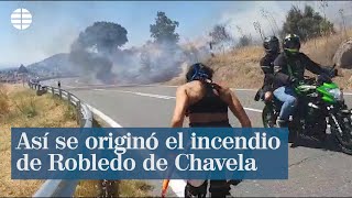 Así se originó el incendio de Robledo de Chavela [upl. by Bridgette]