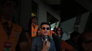 Sourav Ganguly at the Abu Dhabi GP with DreamSetGo [upl. by Von31]