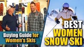 Best Women Snow Ski 2024  Buying Guide for Women Skis [upl. by Dnomra544]