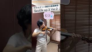 Ševčík Op3 Ver2 ヴァイオリン講師の基礎練習② quotBasic violin instructor exercisesquot [upl. by Kory890]