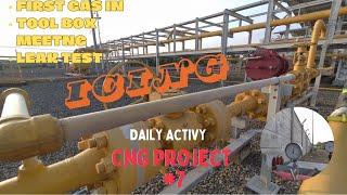 DAILY ACTIVITY CNG PROJECT 7 PERTAMA KALI GAS IN SEMUA PIPA MENJADI ICE [upl. by Ahsinoj]