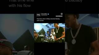 That time when Lil Baby shocked 😯 Dababy with his flow hiphopdaily lilbaby [upl. by Ginder]