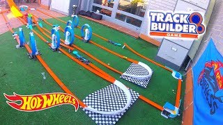 7 RETOS EN LA PISTA DE TRACK BUILDER MAS LARGA DE HOT WHEELS EXPRESS [upl. by Ennove]