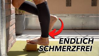 Achillessehnenschmerzen  8 Min Übungen gegen Schmerzen für zu Hause [upl. by Nellie]