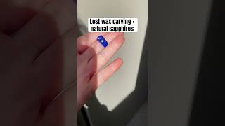 Turning wax into silver with the lost wax casting method lostwaxcasting [upl. by Arrad653]