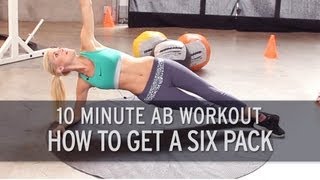 10 Minute Ab Workout How to Get a Six Pack [upl. by Nnylg]