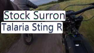 Surron Light Bee X 2024 Stock 49mph Ripping The Woods [upl. by Nojed]