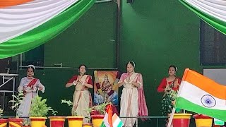 Independence Day 🇮🇳🇮🇳 Sarasvati Vandana 🙏🙏 Jim Corbett International School Bageshwar [upl. by Darrick]