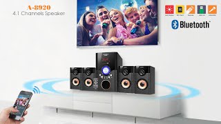 SoundMax A8920 Loa 41 đa phương tiện hỗ trợ karaoke [upl. by Nesiaj]