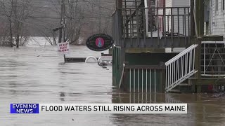 Maine governor tells residents to stay off the roads as some rivers continue rising after storm [upl. by Efren97]