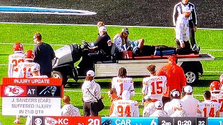 JA TAVION SANDERS INJURY VIDEO KANSAS CITY CHIEFS VS CAROLINA PANTHERS  NFL  NOVEMBER 24 2024 [upl. by Solnit]