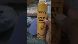 Sanfe Hair Removal Spray review  Orange peel detan sanfeindia sanfe detanpackbeautytips trend [upl. by Enimrej767]