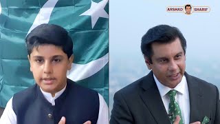 ARSHAD SHARIF’S SON PAYS TRIBUTE TO HIS FATHER [upl. by Laynad585]