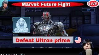 Marvel Future fight Mobile game  Defeat Ultron Prime [upl. by Alfy]