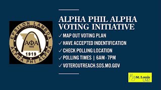 Alpha Phi Alpha Voting Initiative [upl. by Haidej615]