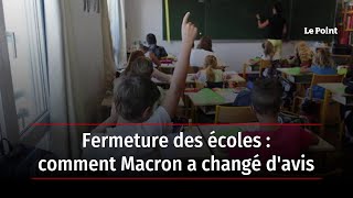 Fermeture des écoles  comment Macron a changé davis [upl. by Rotceh]