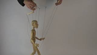 Operating a marionette walking [upl. by Pettifer]