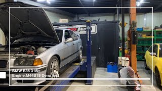 BMW E36 318is M44b19 Dyno testing bmw e36 318is dyno [upl. by Rauch]