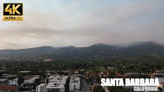 Los Olivos Lake Fire 2024  Smoke in Santa Barbara 4K [upl. by Enaek488]