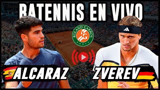 Alcaraz vs Zverev  Final de Roland Garros 2024  Reaccionando en vivo [upl. by Damha]