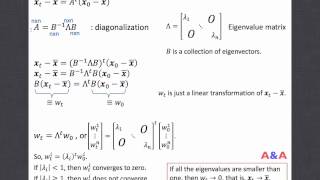 Discretetime Dynamical System 04 Diagonalization [upl. by Yecnuahc]