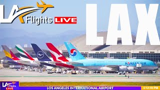 🔴LIVE LAX Airport  LAX LIVE  LAX Plane Spotting [upl. by Ilatan]