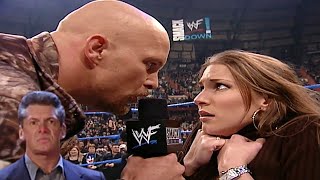 Mr McMahon Saves Stephanie From Stone Cold Steve Austin [upl. by Onibla]