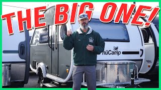 The Big One 2024 NuCamp TAB 400 Boondock Teardrop Travel Trailer Tour  Beckleys RVs [upl. by Philomena]