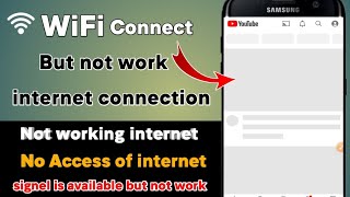 How to fix WIFI connected but no internet accessWifi connected but not workingWifi not access [upl. by Minnie]