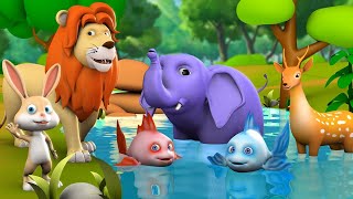 पंचतंत्र की कहानियाँ  Jungle Animal Stories  Hindi Kahani  Bedtime Moral Story riyajungletv [upl. by Madanhoj]