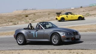 BMW Z3 track day at Streets of Willow [upl. by Edelman]