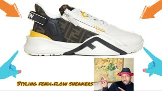 FENDI FLOW SNEAKERS WITH A FENDI SHIRT STYLING amp REVIEW ⁉️ MUST SEE ⁉️ [upl. by Acisset]