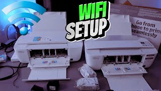 How To Do HP DESKJET 3772e 3755e Printer WIFI SETUP Connect HP Printer To WIFI Network [upl. by Ecnal]