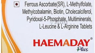 Haemaday plus tablet uses in hindi  haemaday plus tablet uses in pregnancy  haemaday plus ke fayde [upl. by Beckett801]