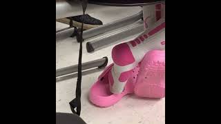 Pink crocs shoeplay in class [upl. by Atiuqiram]